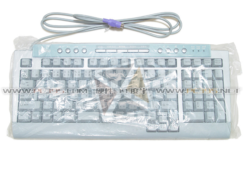 全新有包装灰色FUJITSU CP098514-01 PS/2口富士通多媒体键盘日版大量批发- 键盘- 硬件39度半